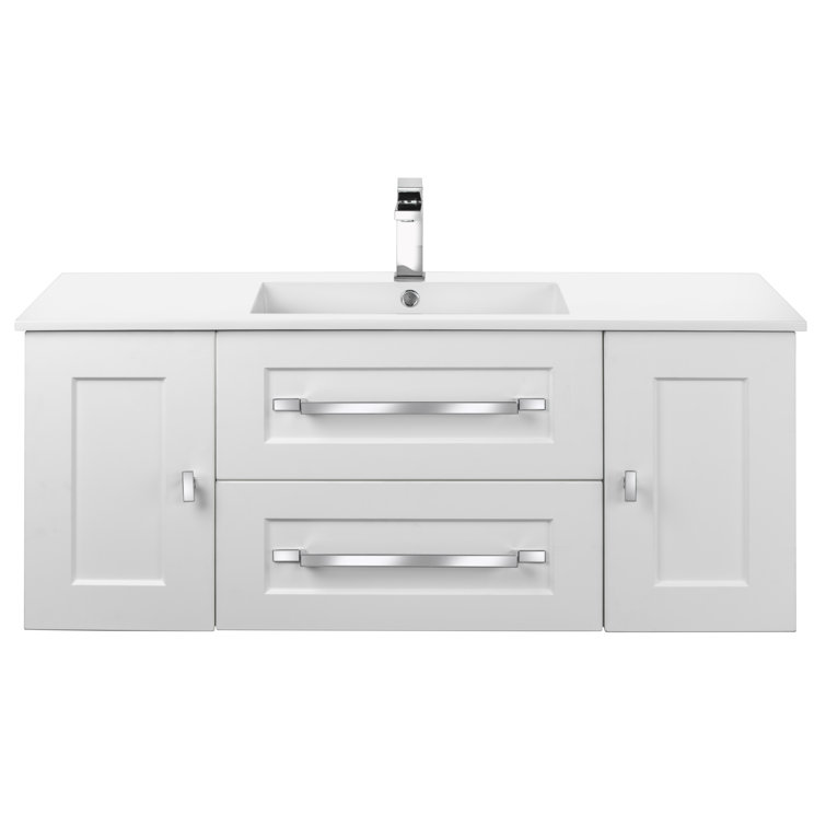 Latitude Run® Katrena 48" WallMounted Single Bathroom Vanity Set